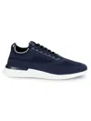 Wolf & Shepherd Men's Supremeknit Low Top Sneakers In Navy White