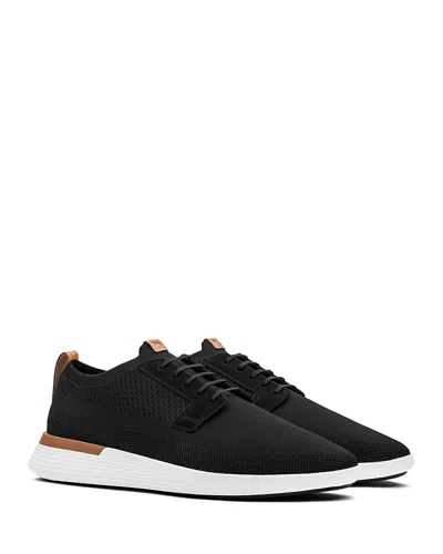 Wolf & Shepherd Men's Swiftknit Derby Sneakers In Black/white