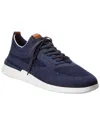 Wolf & Shepherd Supremeknit Sneaker In Blue