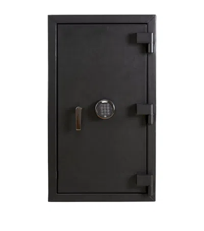 Wolf Athos 12 Piece Watch Winder And Jewellery Safe In Black