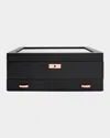 Wolf Axis 10-piece Watch Box With Drawer In Copper