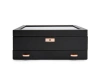 Wolf Axis 10 Piece Watch Box With Drawer In Copper