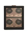 Wolf Axis 4-piece Watch Winder In Black