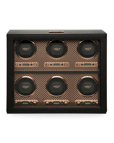 Wolf Axis 6-piece Watch Winder In Gray