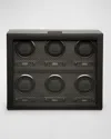 Wolf Axis 6-piece Watch Winder In Powder Coat