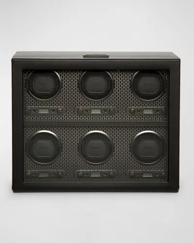 Wolf Axis 6-piece Watch Winder In Powder Coat