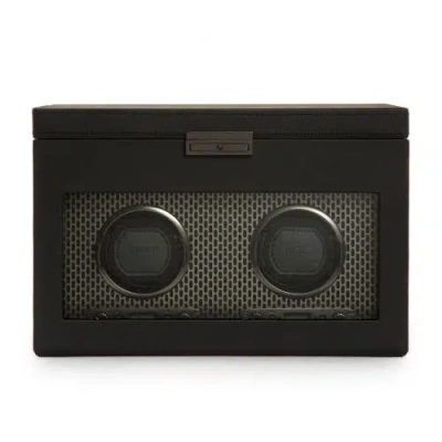 Wolf Axis Double Watch Winder With Storage In Powder Coat