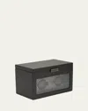 Wolf Axis Double Watch Winder With Storage In Powder Coat