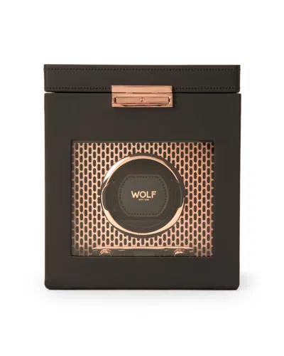 WOLF AXIS SINGLE WATCH WINDER WITH STORAGE