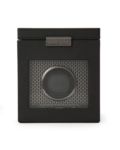 Wolf Axis Single Watch Winder With Storage In Powder Coat