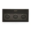 Wolf Axis Triple Watch Winder With Storage In Black
