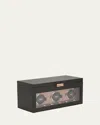 Wolf Axis Triple Watch Winder With Storage In Copper