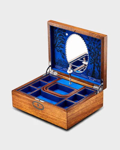 Wolf Ballet Musical Jewelry Box In Wood