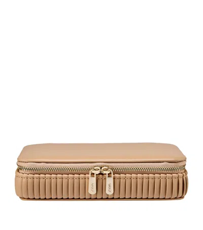 Wolf Bella Jewellery Zip Case In Brown