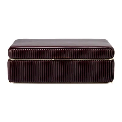Wolf Bella Medium Jewelry Box In Burgundy