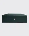 Wolf British Racing 10-piece Watch Box In Green