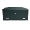 Wolf British Racing 10 Piece Watch Box With Drawer In Green