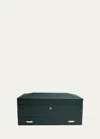 Wolf British Racing 10-piece Watch Box With Drawer In Green
