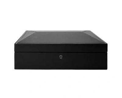 Wolf British Racing 15 Piece Watch Box In Black