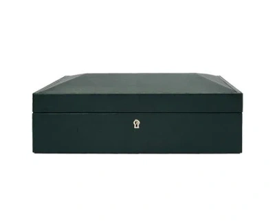 Wolf British Racing 15 Piece Watch Box In Green