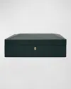 Wolf British Racing 15-piece Watch Storage Box In Green