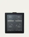 Wolf British Racing 4-piece Watch Winder In Black