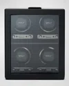 Wolf British Racing 4-piece Watch Winder In Black
