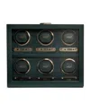 Wolf British Racing 8-piece Watch Winder In Green