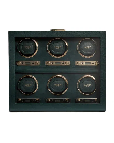 WOLF BRITISH RACING 6-PIECE WATCH WINDER