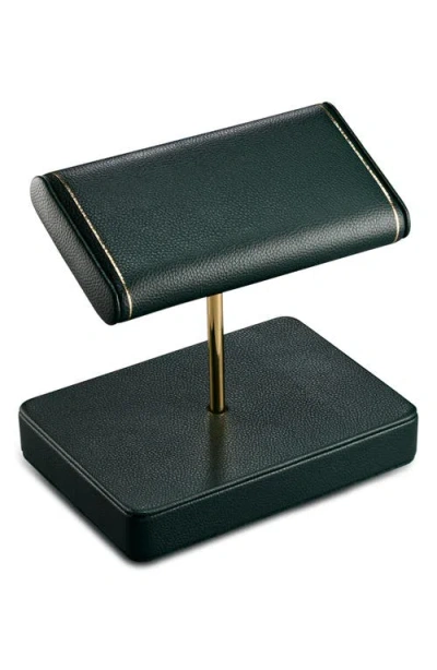 Wolf British Racing Double Watch Stand In Green/gold