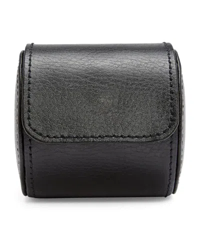 Wolf British Racing Single Watch Roll In Black