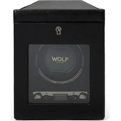 Wolf British Racing Single Watch Winder In British Racing Black