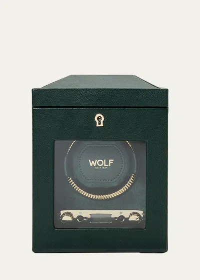 Wolf British Racing Single Watch Winder In Green