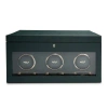 Wolf British Racing Triple Watch Winder With Storage In Green