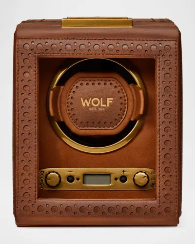 Wolf Brogue Single Watch Winder In Neutral