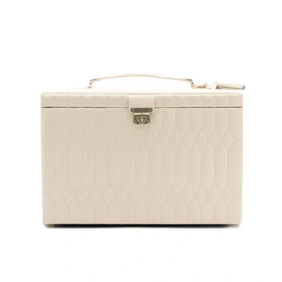 Wolf Caroline Extra Large Jewelry Case In White