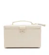 Wolf Caroline Jewellery Case In Beige