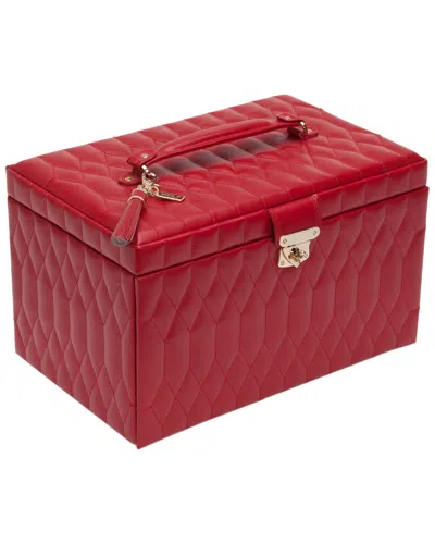 Wolf Caroline Large Jewelry Case I In Red