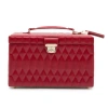 Wolf Caroline Large Jewelry Case In Red