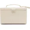 Wolf Caroline Large Jewelry Case In White