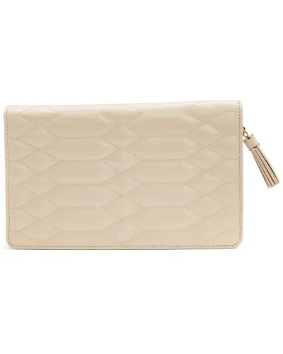 Wolf Caroline Large Jewelry Portfolio In Ivory