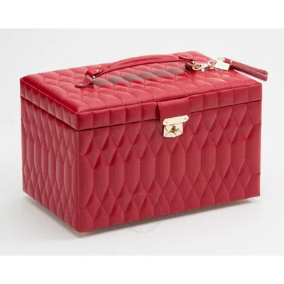 Wolf Caroline Large Red Jewelry Case 329672