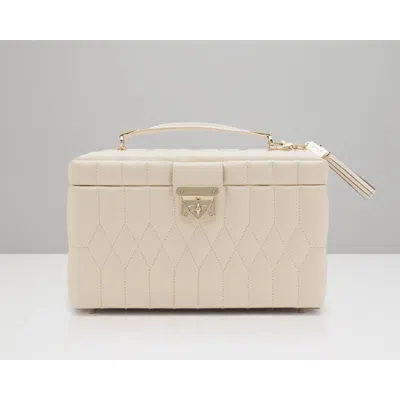 Wolf Caroline Medium Ivory Jewelry Case 329753 In Brown