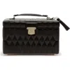 Wolf Caroline Medium Jewelry Case In Black