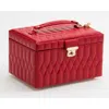 Wolf Caroline Medium Red Jewelry Case 329772 In Red