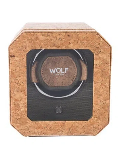 Pre-owned Wolf Cortica Single Watch Winder In Neutrals