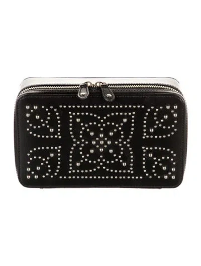 Pre-owned Wolf Cosmetic Bag In Black