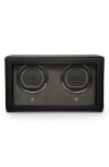 Wolf Cub Double Watch Winder With Cover In Black
