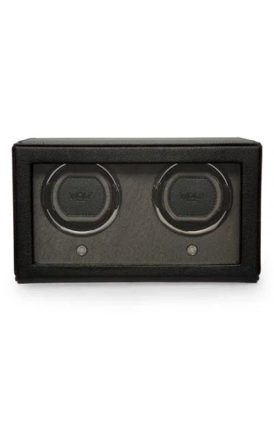Wolf Cub Double Watch Winder In Black