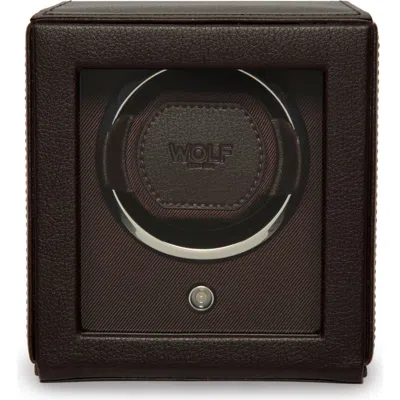 Wolf Cub Single Watch Winder In Brown